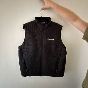 Snowbasin Puffy Vest — Navy (Size L)